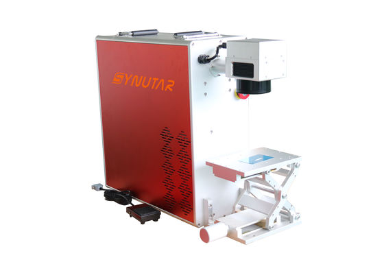 Metal 20w / 30w Fiber Laser Engraving Machine Portable All-In-One Type