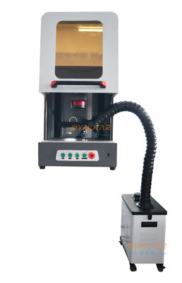 High Power 3D Laser Marking Machine 100W For Deep Engraving Curved Surface