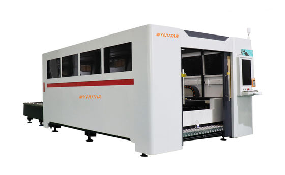 50Hz Industrial Fiber Laser Cutting Machine 1KW / 3KW With High Precision