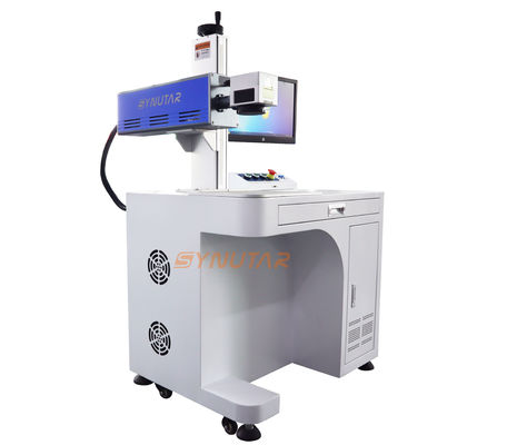 30W / 60W CO2 Laser Marking Machine For Fabric Air Cooling System