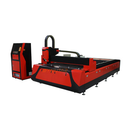 Single Table Metal Fiber Laser Cutter 4KW / 6KW Laser Cutting Machine