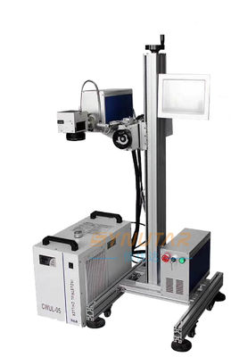 50Hz Metal Automatic Laser Marking Machine 50W Fiber Laser Inkjet Printer