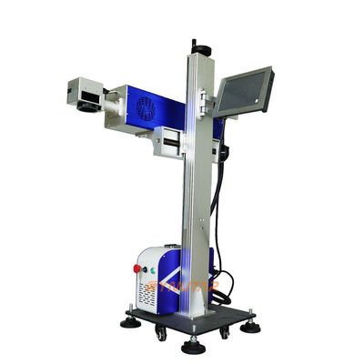 30W / 50W Flying Online Fiber Laser Marking Machine  For Metal