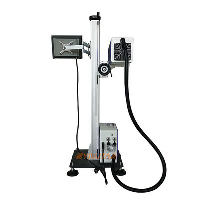 Automatic CO2 Fiber Laser Marking Machine For Plastic Bottle