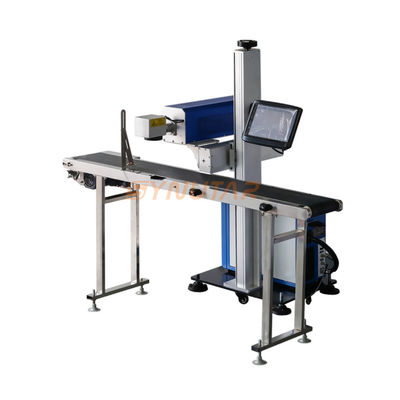50Hz High Speed Automatic Laser Marking Machine 20W For Packaging Bag