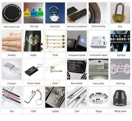 Small Desktop Fiber Laser Marking Machine 100W Portable Laser Engraver