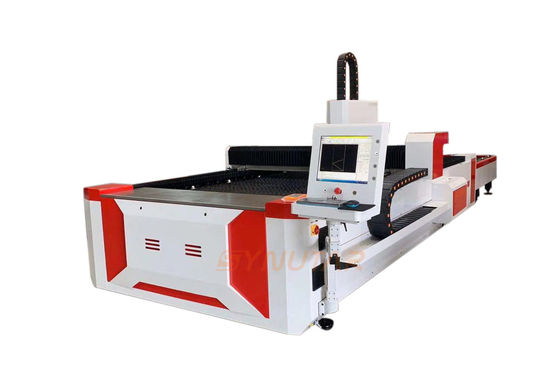 1.5 kw Precision Gear Rack Transmission System Fiber Laser Cutting Machine For Cypcut Control System