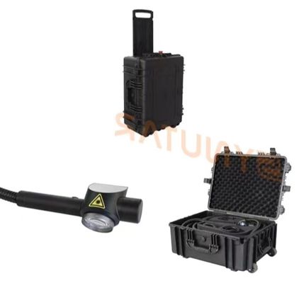 Powerful Portable Laser Rust Removal Machine Line Scanning Technology 100mm*100mm Range