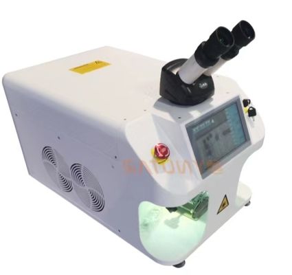 Precision Jewelry Laser Welding Machine With 0.2-2mm Laser Spot Diameter 0.01mm Positioning Accuracy