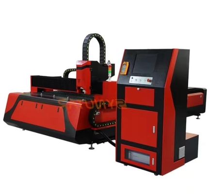 Water Cooled 1500W-6000W Servo Motor Fiber Laser Cutting Machine With Precision Gear Rack Transmission
